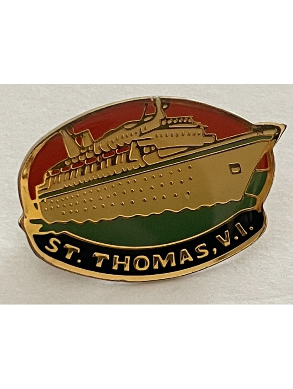 St. Thomas Virgin Islands Ship Pin